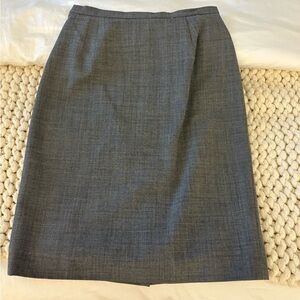 Ann Taylor Charcoal Pencil Skirt